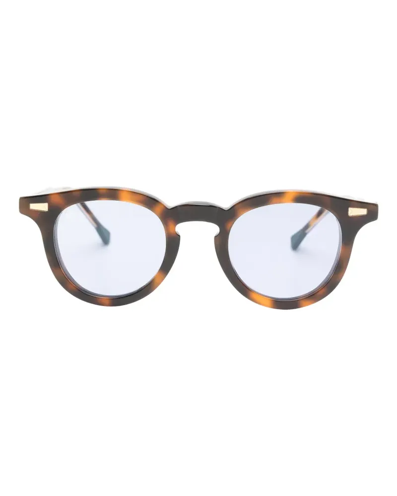 Kyme Massimo round-frame sunglasses - Braun Braun