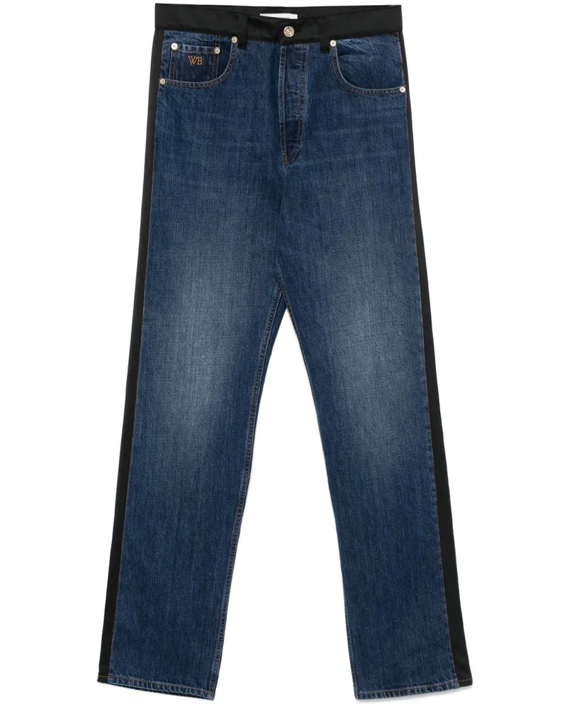 Wales Bonner Echo Jeans Blau