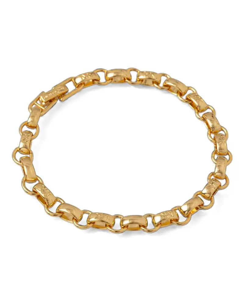 Michael Kors logo-engraved chain bracelet - Gold Gold