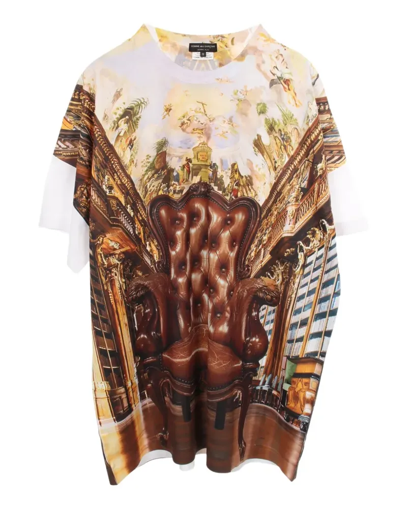Comme des Garçons 2010s T-Shirt mit grafischem Print - Braun Braun