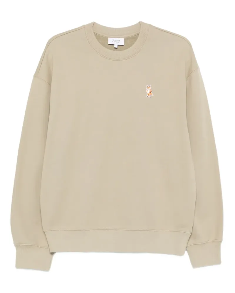 Kitsuné Sweatshirt mit Logo-Stickerei - Nude Nude