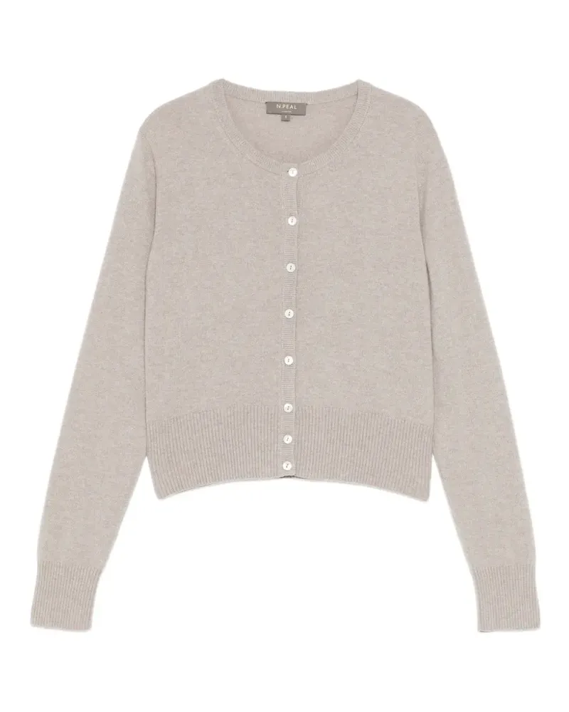 N.Peal Cropped-Cardigan - Grau Grau