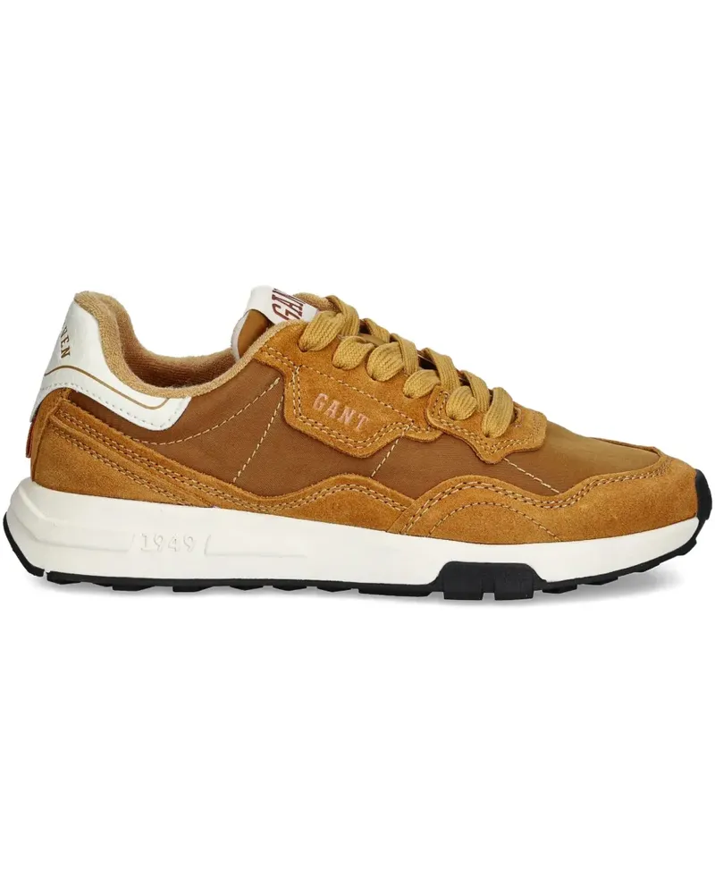 Gant suede panelled sneakers - Gelb Gelb