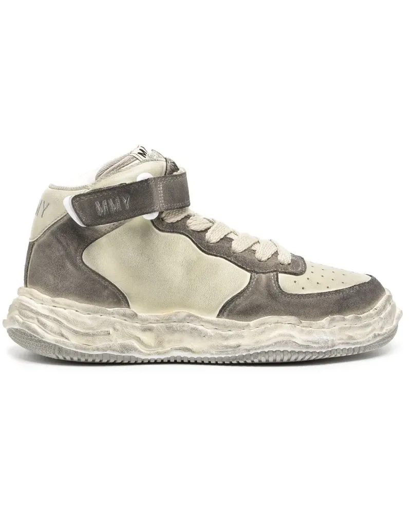 MIHARAYASUHIRO Wayne Brushed High-Top-Sneakers - Grau Grau