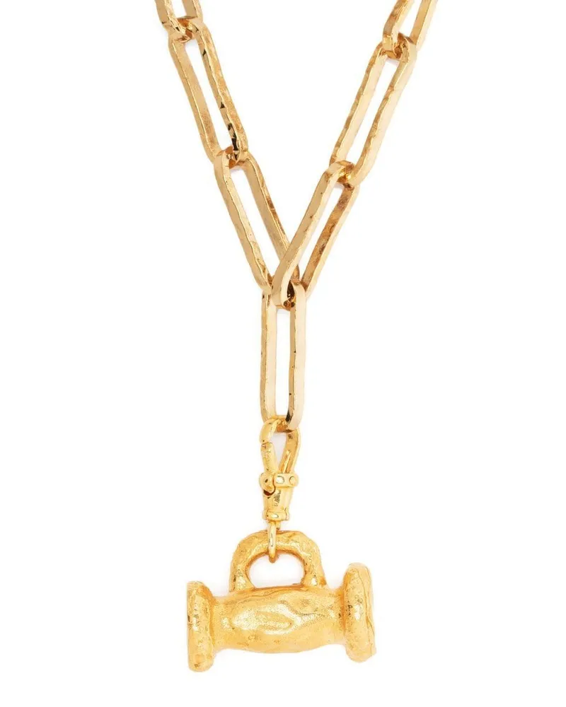 Alighieri Halskette mit Ankerdetail - Gold Gold