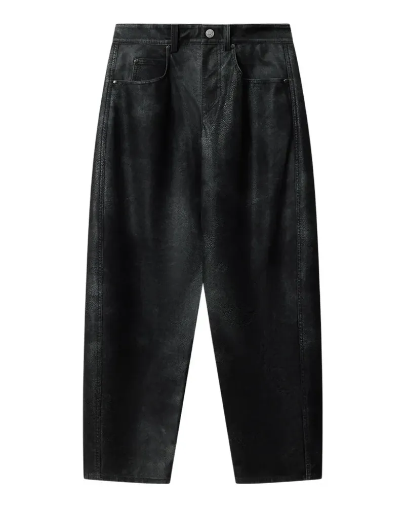 Isabel Marant Belky Hose im Barrel-Fit - Schwarz Schwarz