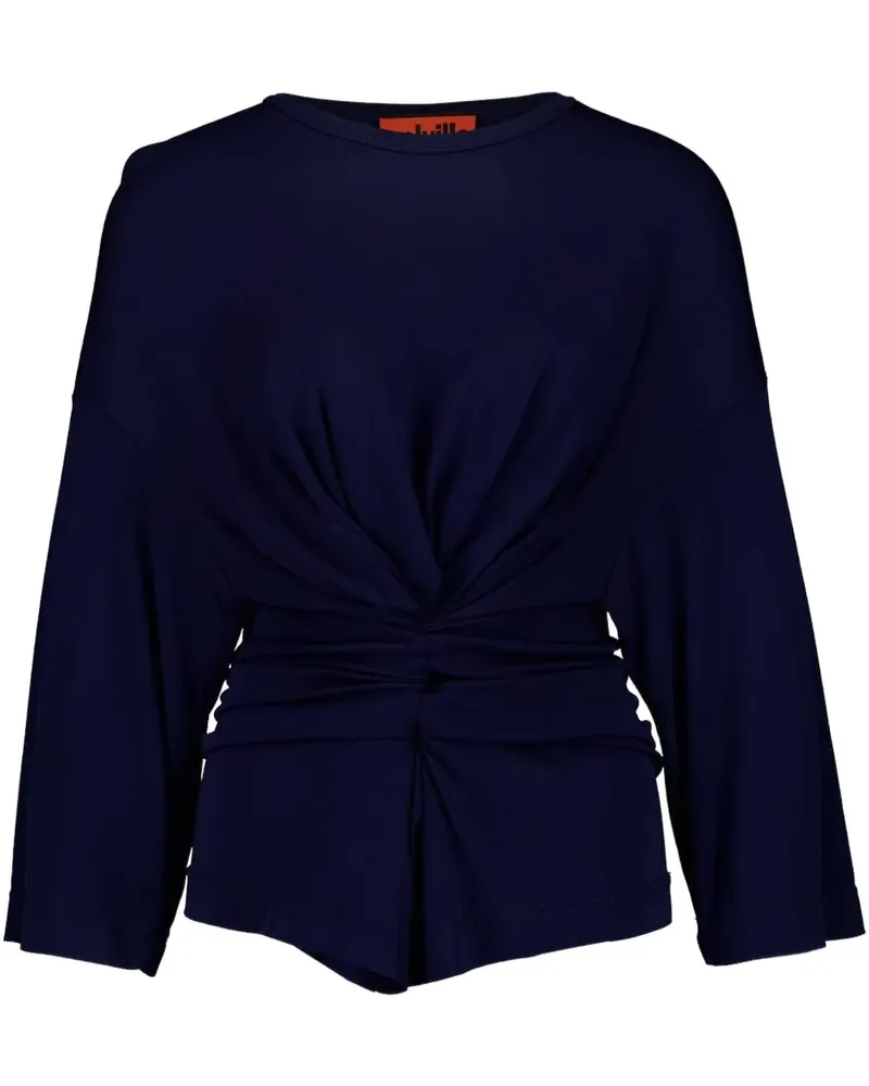 Colville Drapiertes Top - Blau Blau
