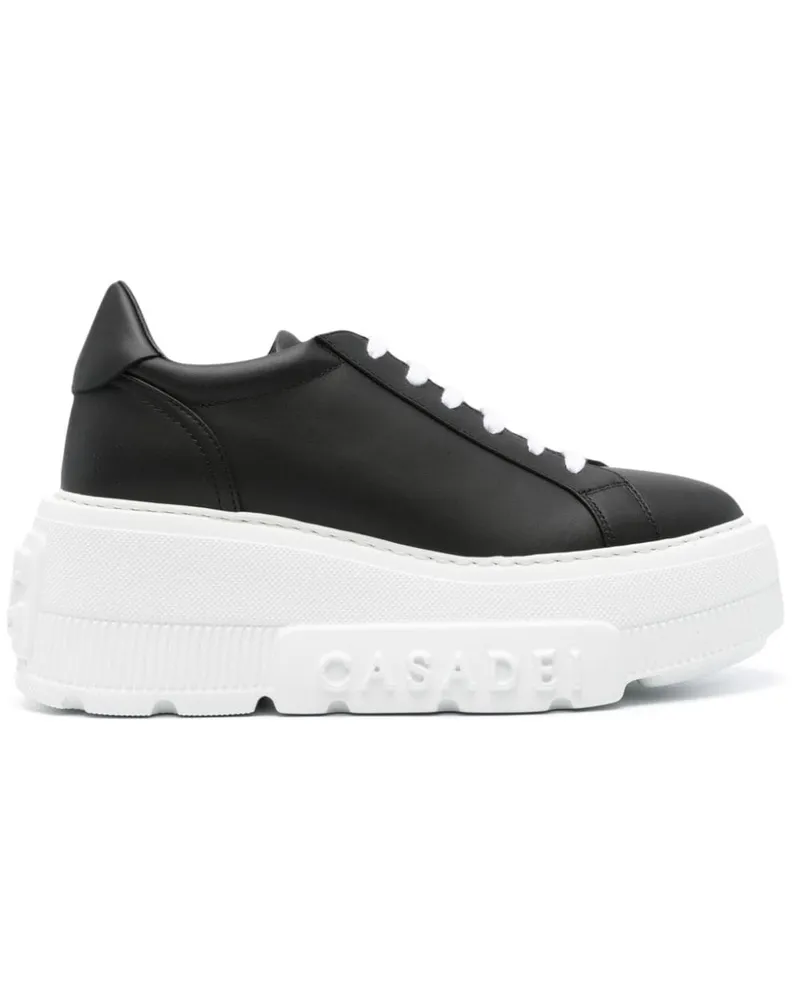Casadei Nexus Wedge-Sneakers - Schwarz Schwarz