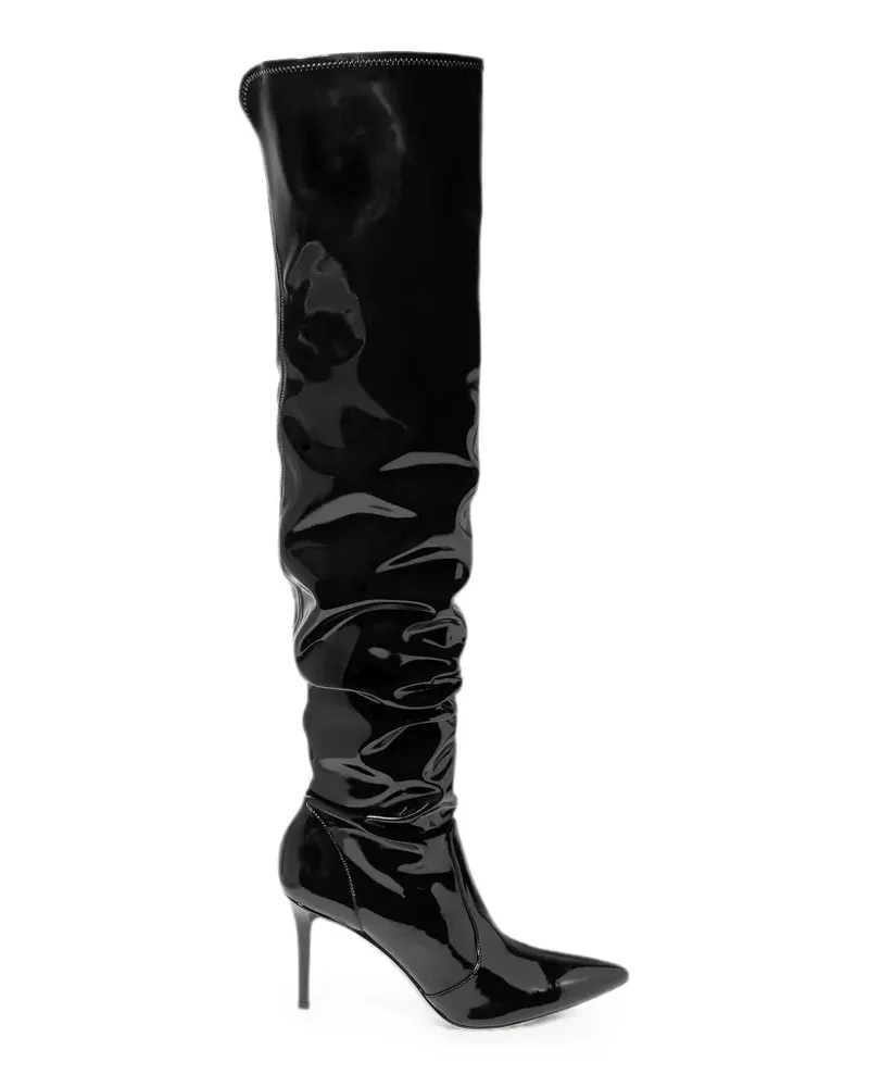 Gianvito Rossi Stiefeletten mit spitzer Kappe - Schwarz Schwarz