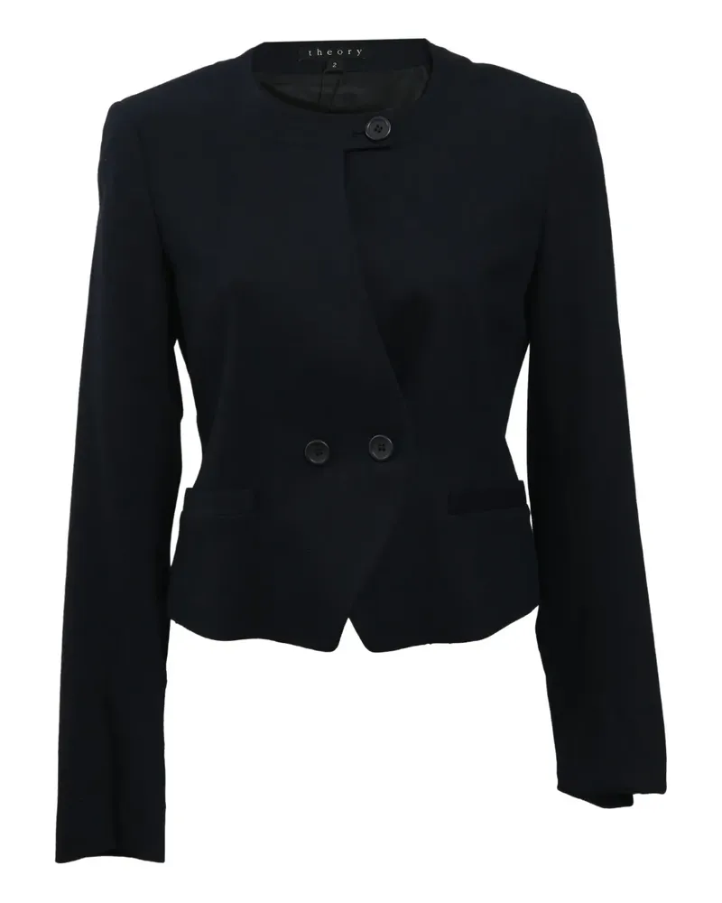 Theory 490mm double-breasted blazer - Blau Blau