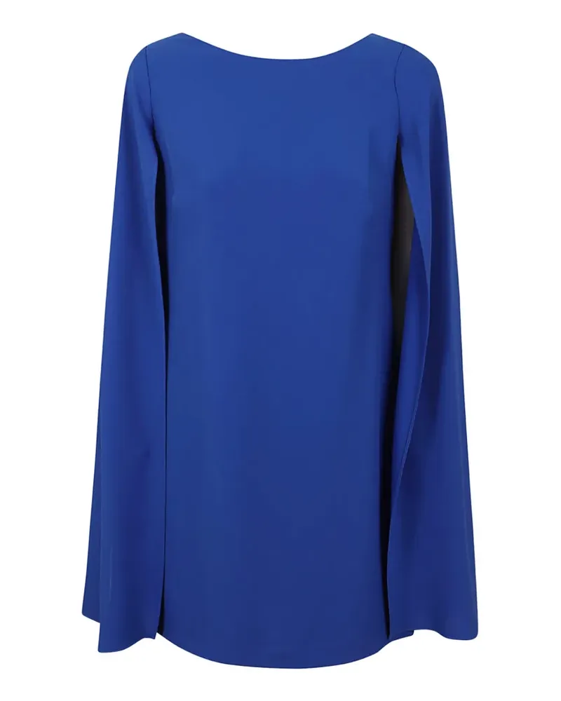 Ralph Lauren Petra cape-style mini dress - Blau Blau