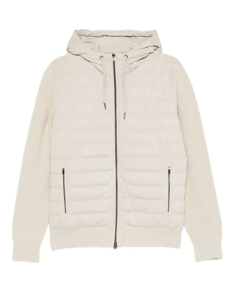Herno Gesteppte Kapuzenjacke - Nude Nude