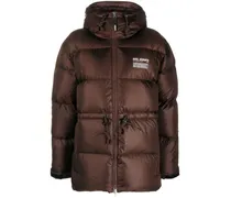 Gesteppte Jacke - Braun