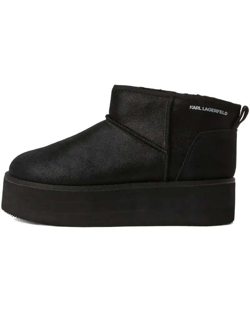 Karl Lagerfeld Stiefel mit Plateau - Schwarz Schwarz