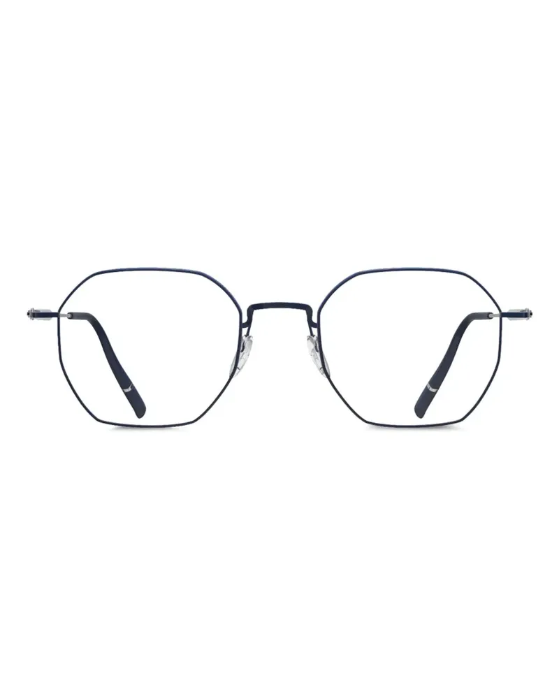 Silhouette Pure Visionary geometric-frame glasses - Blau Blau