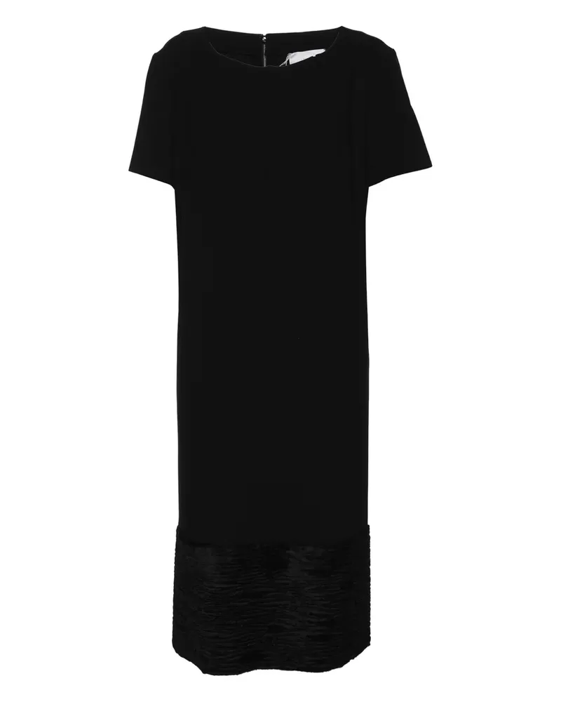 Marina Rinaldi zipped midi dress - Schwarz Schwarz