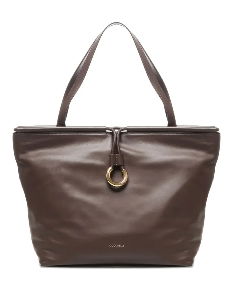 Coccinelle Schultertasche mit Ring - Braun Braun