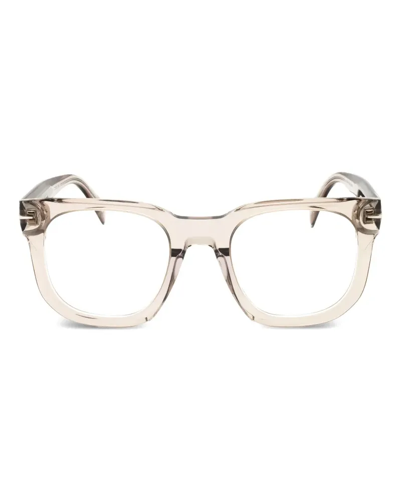 EYEWEAR by DAVID BECKHAM Brille mit eckigem Gestell - Nude Nude
