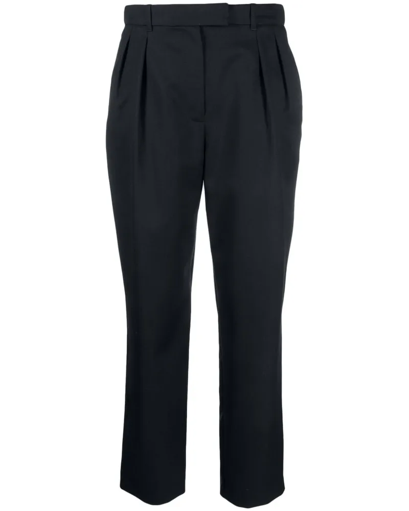A.P.C. Cropped-Hose mit Falten - Blau Blau