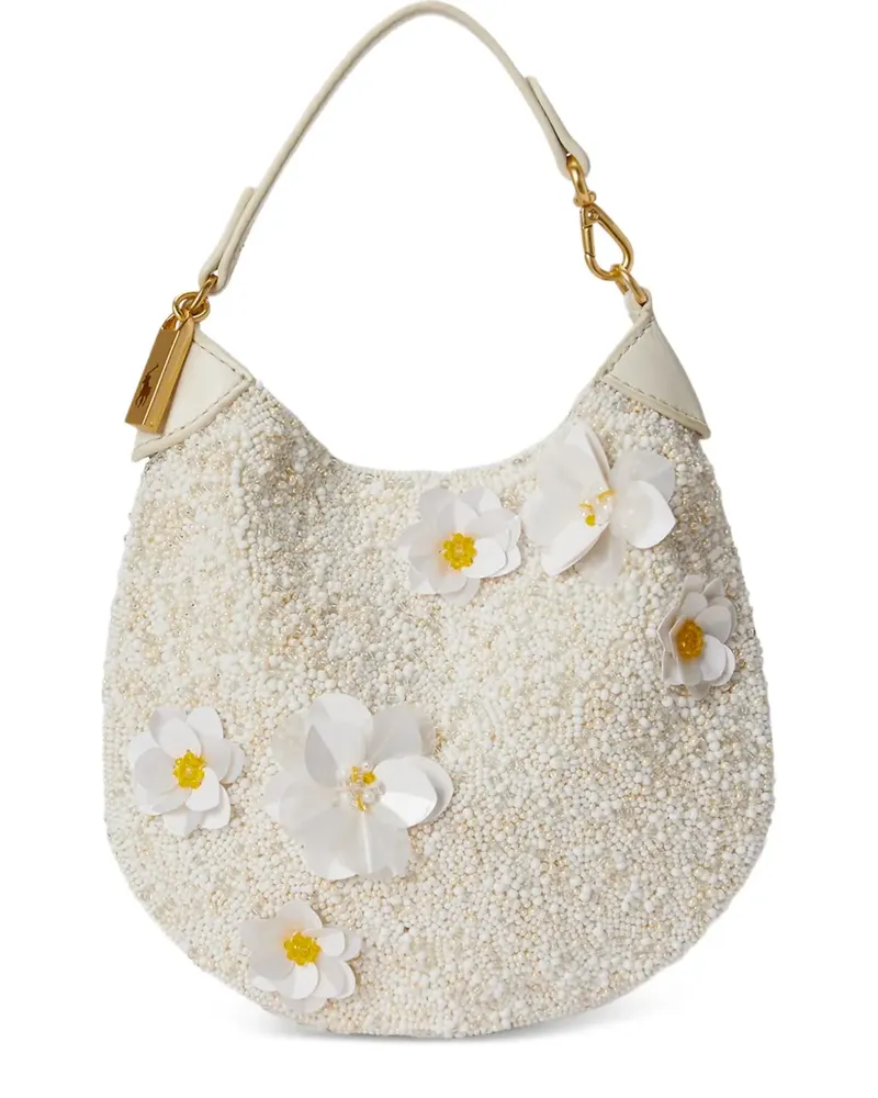 Ralph Lauren Clutch mit Blumen - Nude Nude