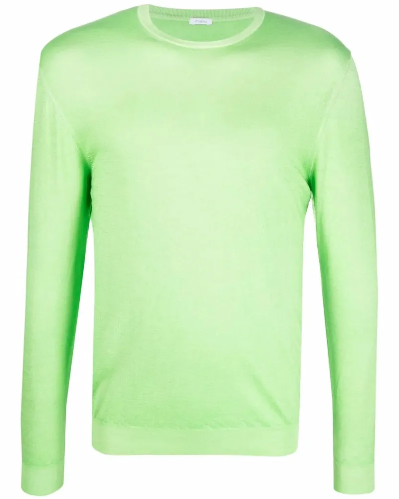 Malo Pullover mit rundem Ausschnitt - Grün Grün