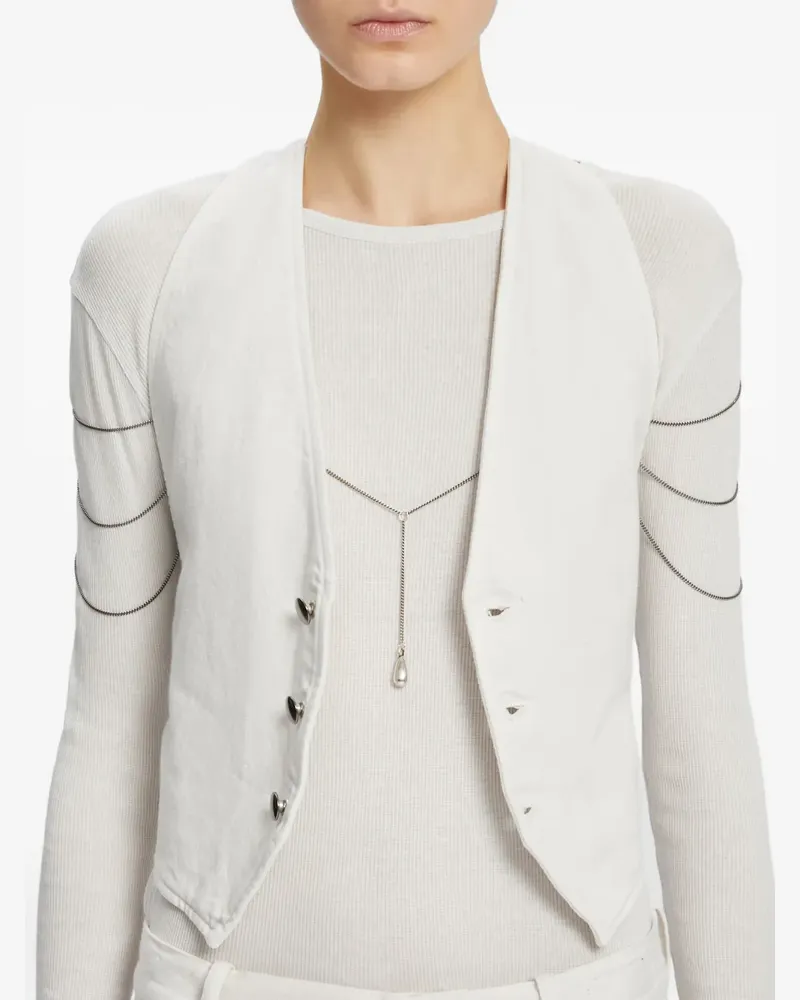Ann Demeulemeester Pepita Körperkette - Silber Silber