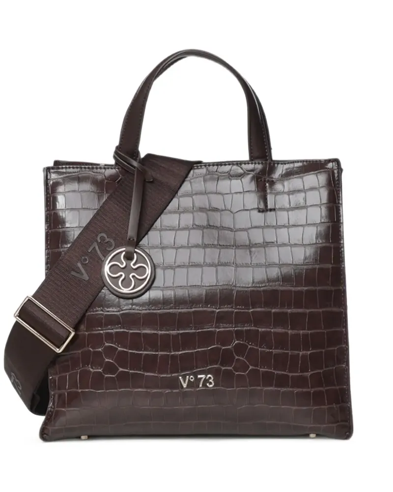 V°73 Blake croc-effect tote bag - Braun Braun
