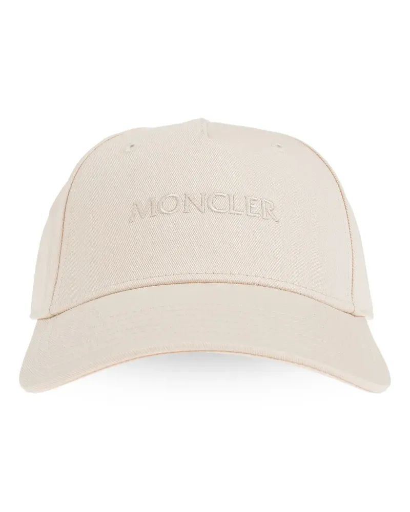 Moncler Baseballkappe mit Logo-Stickerei - Nude Nude