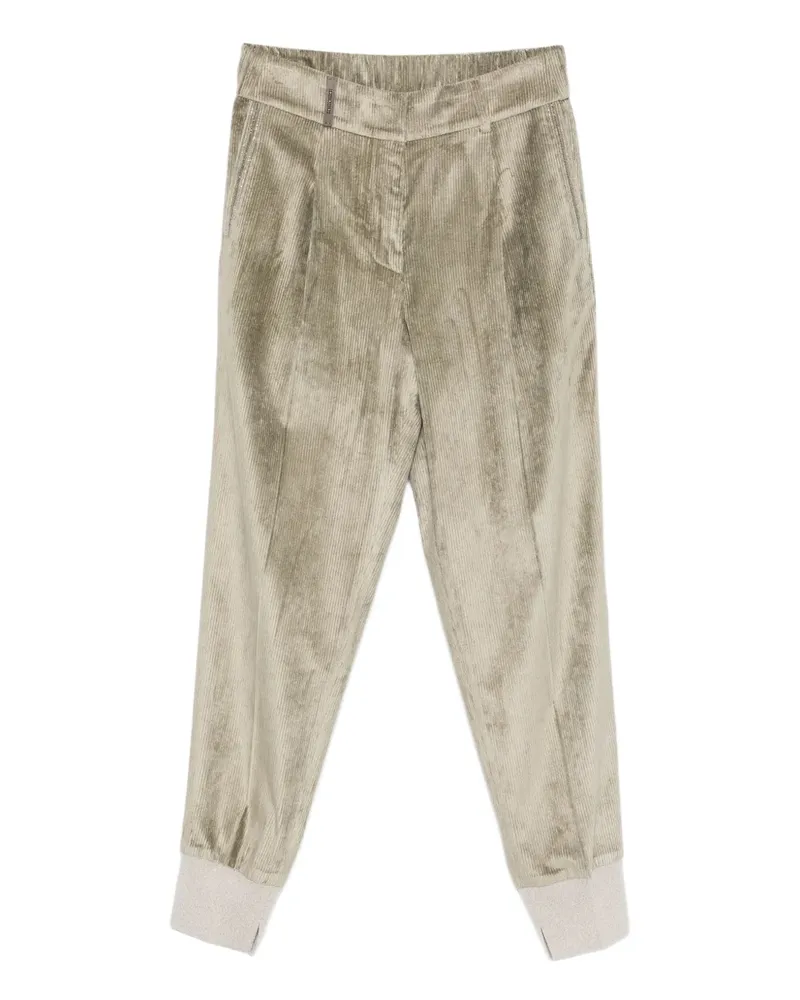 Peserico Hose aus Cord - Grau Grau