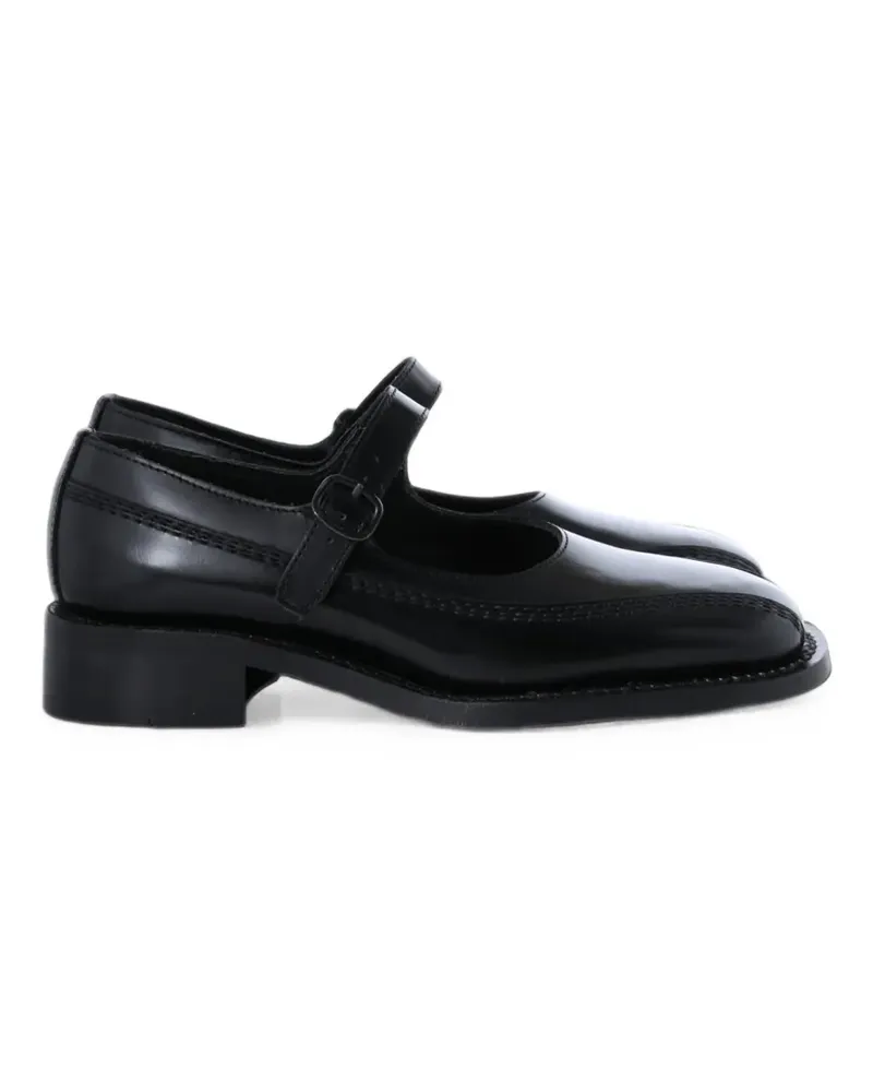 HEREU buckle-strap loafers - Schwarz Schwarz
