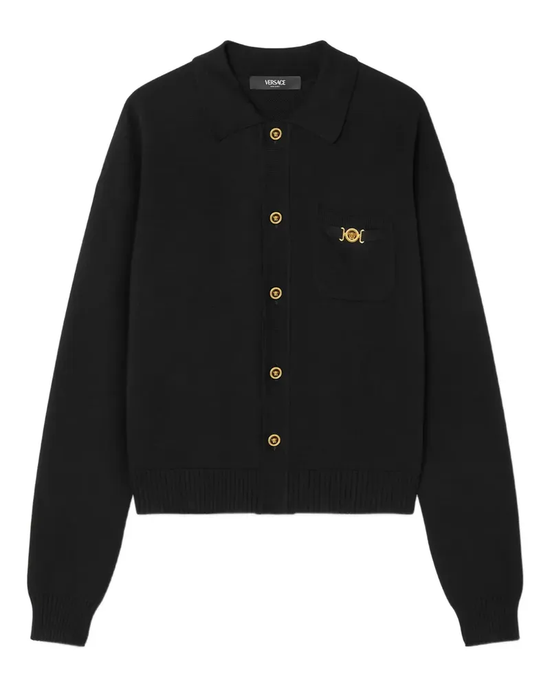 Versace Medusa Biggie Cardigan - Schwarz Schwarz