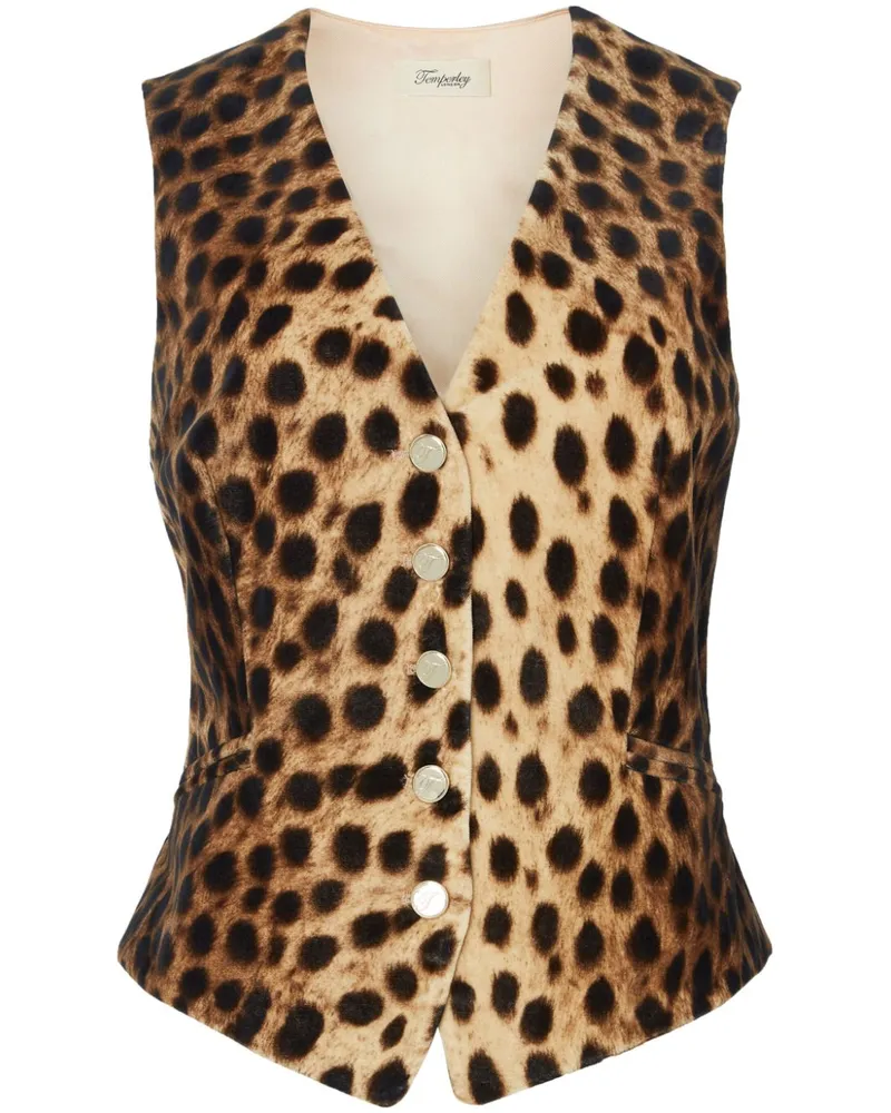 Temperley London Nemera Weste - Nude Nude