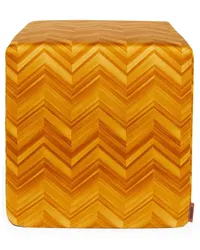 Missoni Home Hocker mit Zickzackmuster Orange