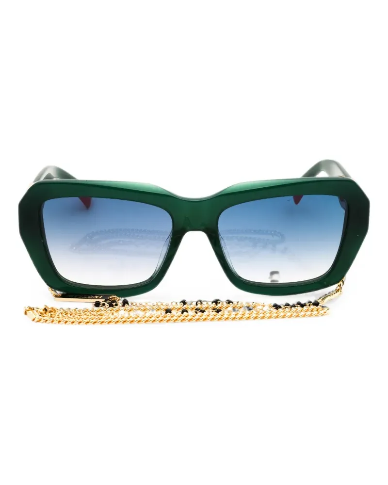 Missoni Sonnenbrille mit eckigem Gestell - Grün Grün