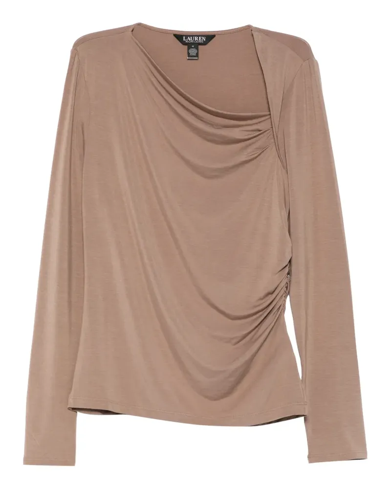 Ralph Lauren Drapiertes Oberteil - Nude Nude