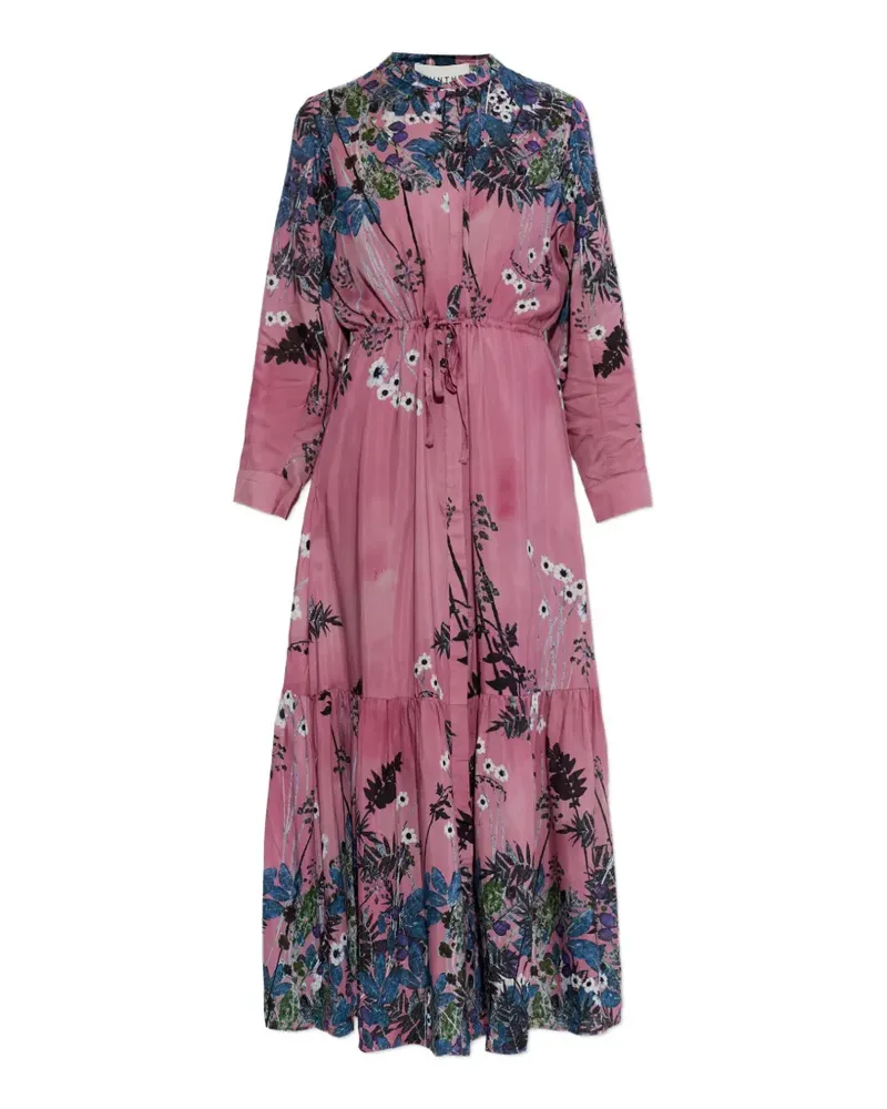 MUNTHE Bernadette floral midi dress - Rosa Rosa