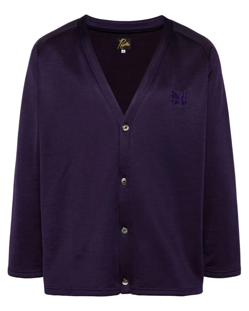 NEEDLES Bestickter Cardigan mit V-Ausschnitt - Violett Violett