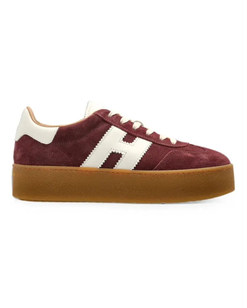 Hogan Cool Plateau-Sneakers mit Logo - Rot Rot