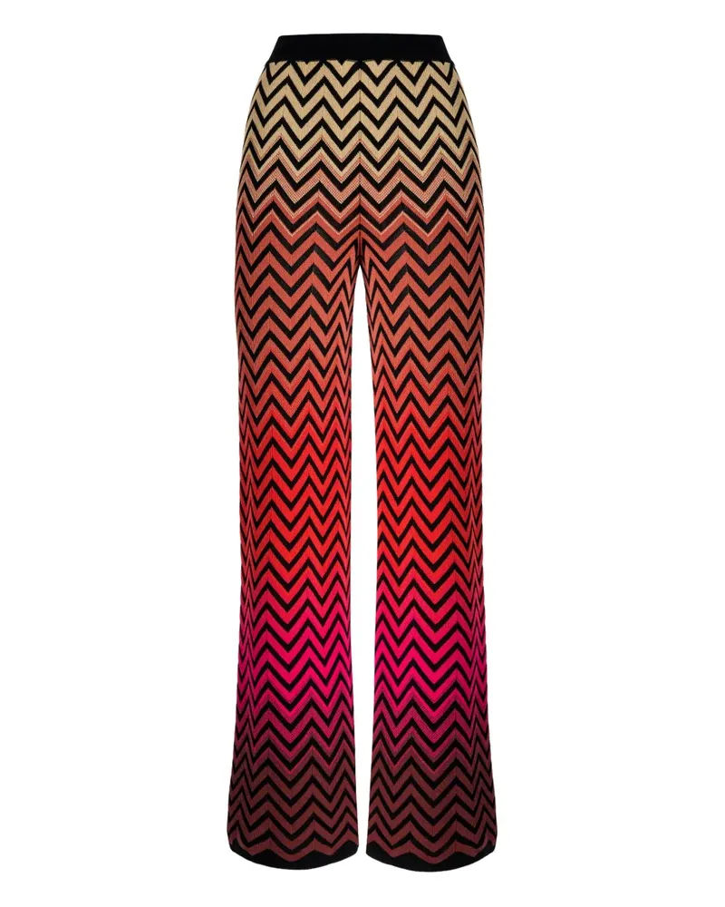 Missoni Hose mit Zickzackmuster - Schwarz Schwarz