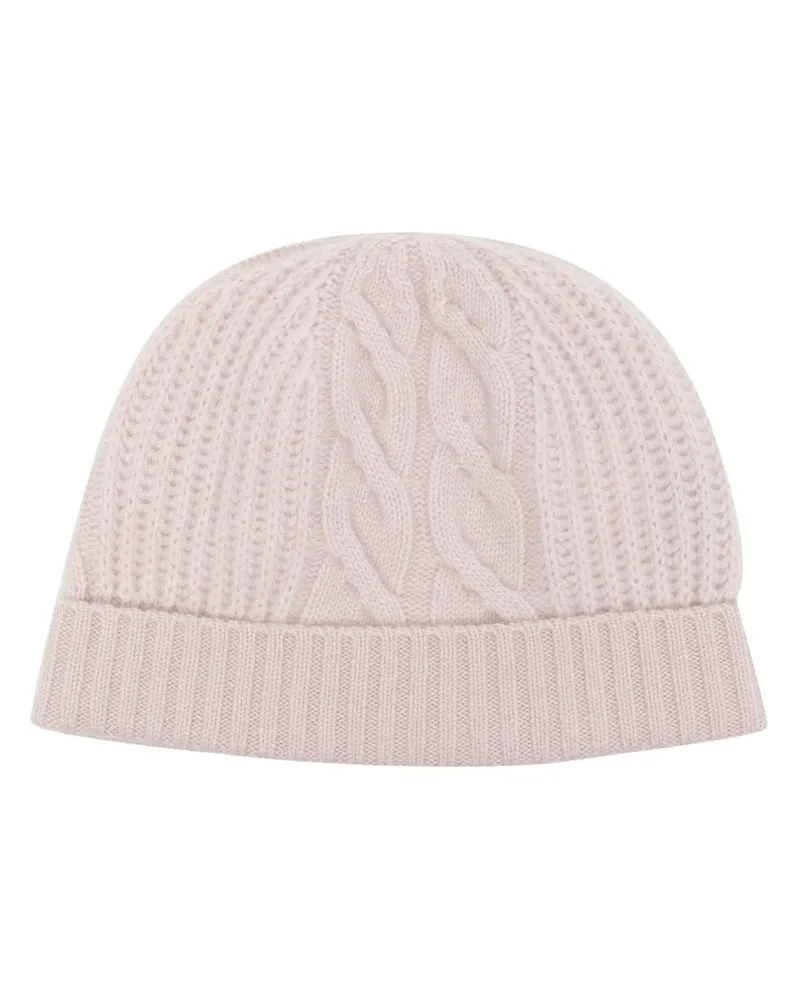 N.Peal Beanie aus Bio-Kaschmir Rosa