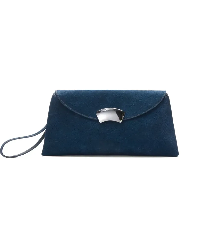 3.1 phillip lim ID Soft Dual flap hardware clutch bag - Blau Blau