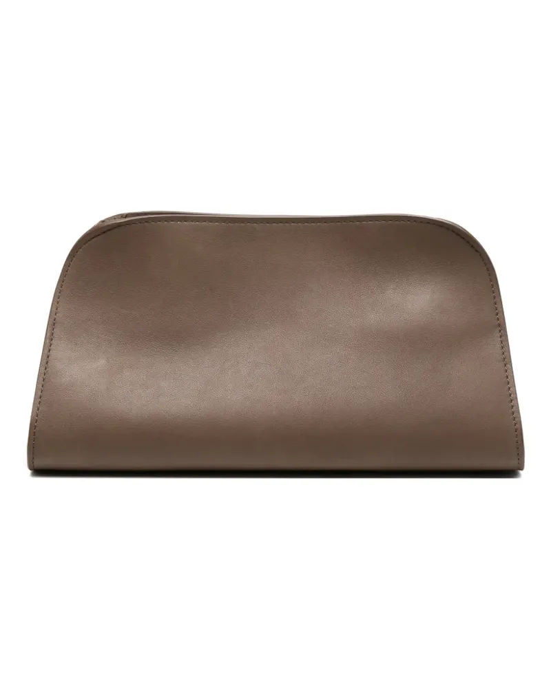 The Row Peggy clutch bag - Braun Braun