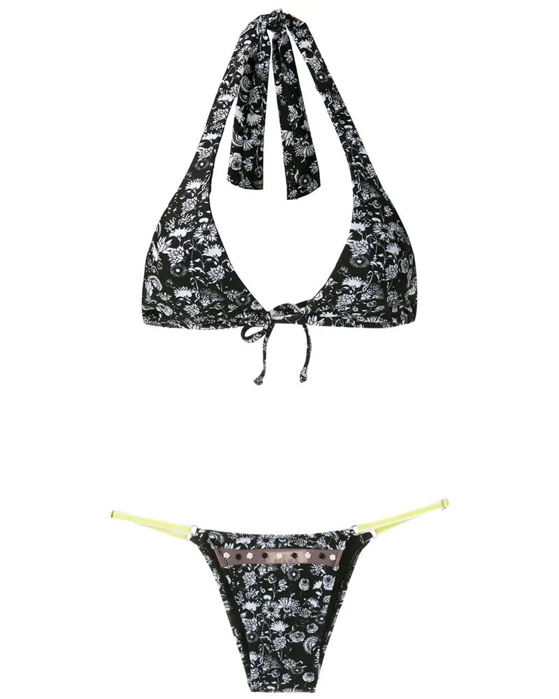 Amir Slama Margarida' Bikini - Schwarz Schwarz