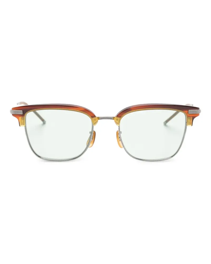 Oliver Peoples TK-12 Sonnenbrille mit Lochstickerei - Silber Silber