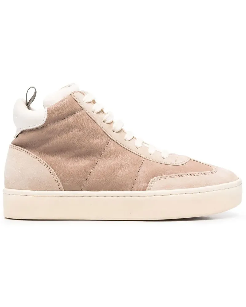 Officine Creative Italia High-Top-Sneakers mit Einsätzen - Braun Braun