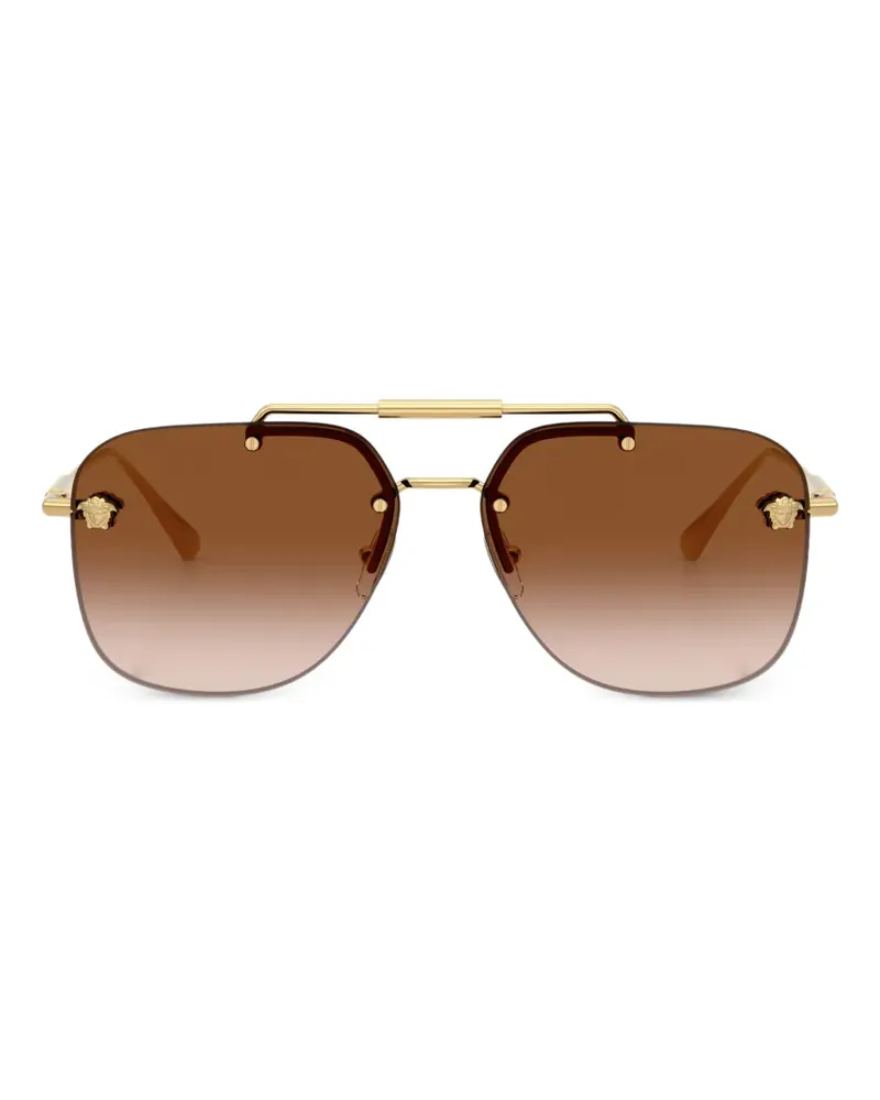 Versace browline medusa sunglasses - Braun Braun