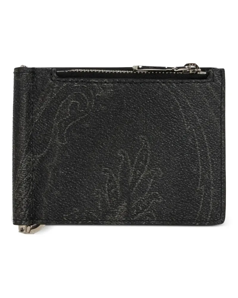 Etro Arnica bifold card holder - Schwarz Schwarz