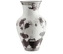 Ming Vase aus Porzellan - Weiß