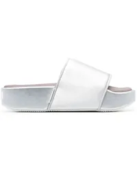 Y-3 Sandalen mit Plateau Silber