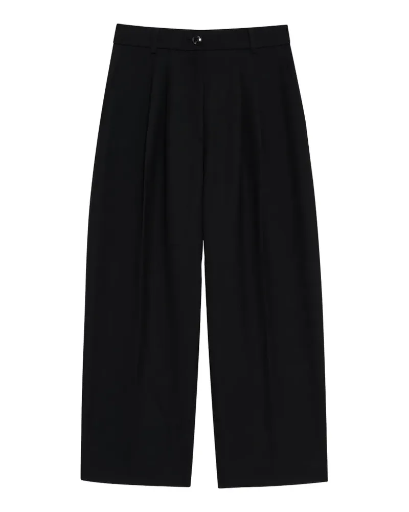 Anine Bing Brice Cropped-Hose - Schwarz Schwarz